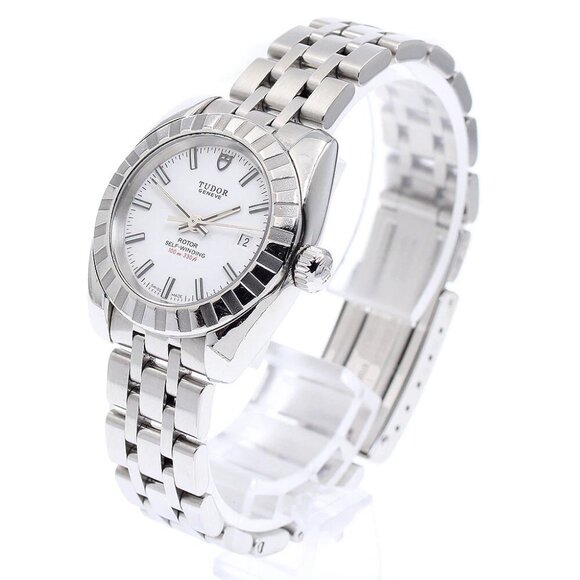 TUDOR Classic Date 22010 white Dial Automatic Ladies Watch - Picture 2 of 12